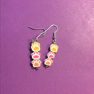 Cute Paw Print Earrings